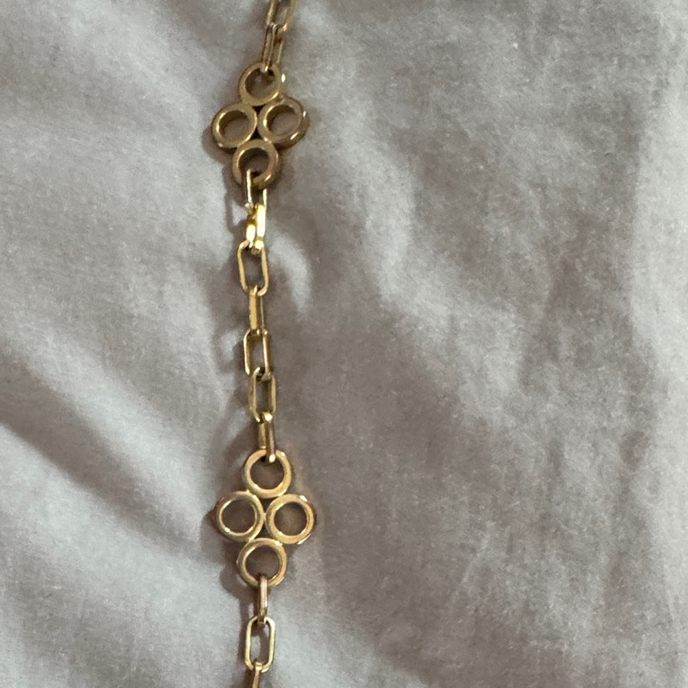 Tory Burch Gold Clover Necklace - Picture 3 of 4